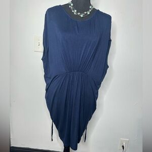 Soprano Elegant Navy Blue Women's Dress